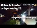 20 Year Old Arrested for Flashing Lights in Retired Cop Car