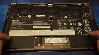 Lenovo Ideapad S940 Opened up, showing hardware