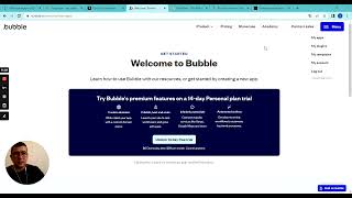 02  Nocodeam on Bubble  Welcome 2 Bubble Основные разделы аккаунта