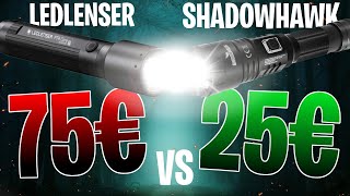 Taschenlampen Test ✅ Teuer gegen Billig | LEDLENSER P7R Core vs. Shadowhawk S9322 Outdoor Vergleich screenshot 2