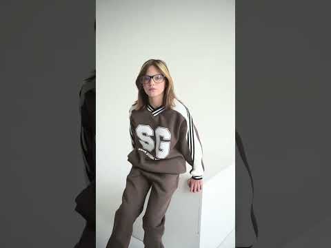 Стильний теплий спортивний костюм оверсайз унісекс, р-ри на рост 146 - 158, відео 2