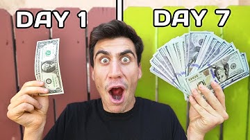 I Turned $1 Into $10,000 In 7 Days