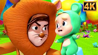 Lion and the Mouse Story for Kids | Moral Stories &amp; Cartoons
