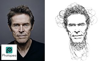 PENCIL ART  EFFECT II PHOTOPEA TUTORIAL #34