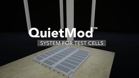 Noise Barriers QUIETMOD System for Test Cells