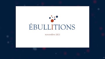 ÉBULLITIONS 2021 | Quatre compagnies à l