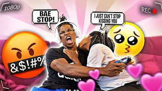 I CAN'T STOP KISSING YOU PRANK ON BOYFRIEND!!! **CUTE REACTION**
