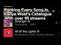 Ranking every song with over 1 BILLION streams in Kanye West’s catalogue
