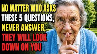 Even From Your Own Family: 5 Questions You Should NEVER Answer. By Margaret.