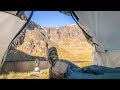 Camping at a Hidden Loch , High in the Mountains