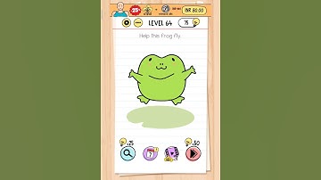 Brain Test Level 64 - Help the frog fly #brainstorm #brain #game