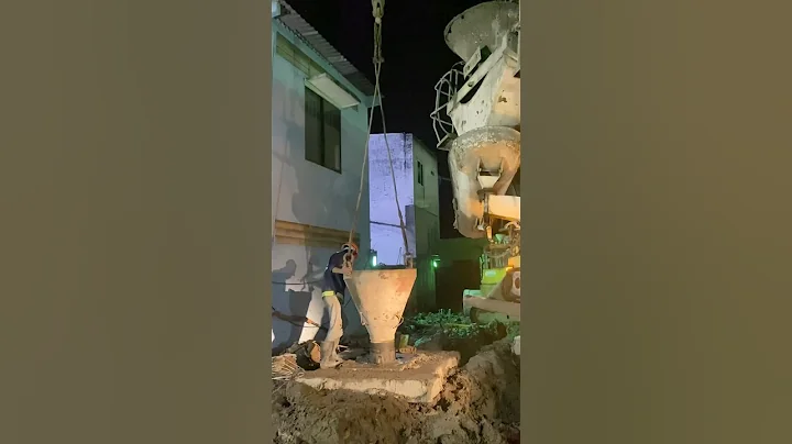 Pouring concrete bored piles #shorts #youtubeshorts #ytshorts #youtube #youtuber #fyp #construction