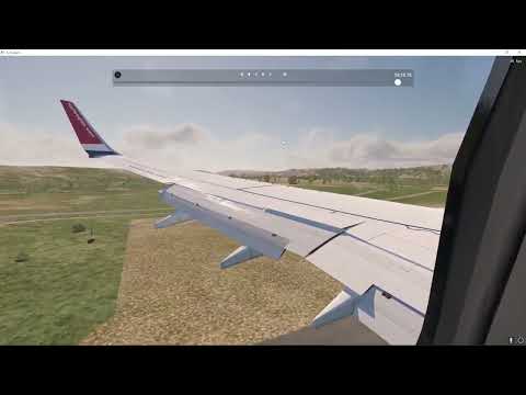 landing of the
