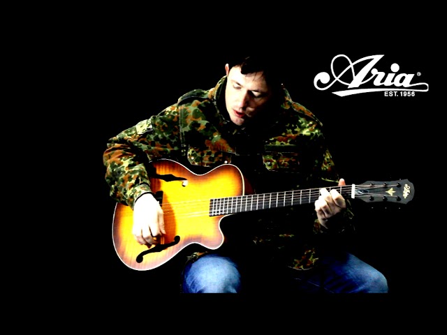 Aria FET F1 LVS acoustic guitar demonstration - YouTube
