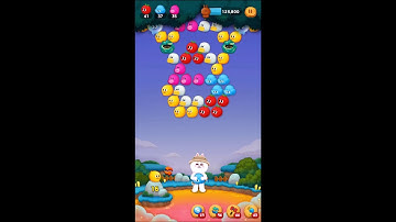 LINE バブル2　STAGE 1536　黄金コニー　アイテムあり　×1.5　Golden Cony　LINE BUBBLE 2