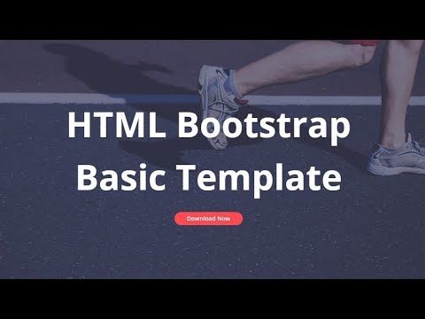 Bootstrap Basic Template - Free HTML Website Templates - YouTube