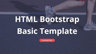 Bootstrap Basic Template - Free HTML Website Templates