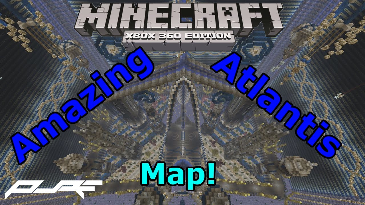 Minecraft Xbox 360: Amazing Atlantis Map Showcase!  Map 