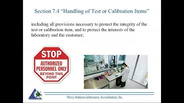 ISO/IEC 17025:2017 - Section 7.4 &  Section 7.11 with Mike Kramer