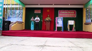 Lễ đón bằng công nhận trường THCS Tân Kiều đạt chuẩn quốc gia Part 6