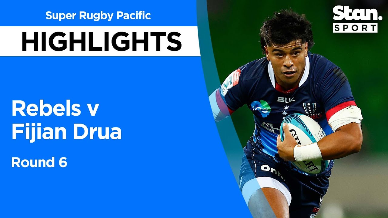 Melbourne Rebels v Fijian Drua, Super Rugby Pacific 2022 Ultimate Rugby Players, News, Fixtures and Live Results