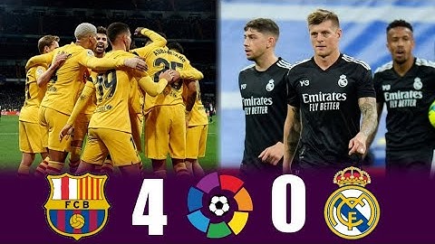 مباراة للتاريخ ● برشلونة وريال مدريد 4-0 الدوري الاسباني 2022 وجنون [حفيظ الدراجي] 4K