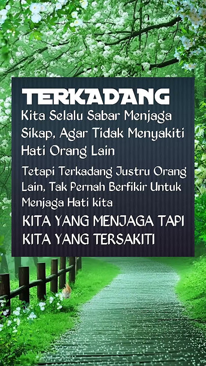 Terkadang #katakatabijak #motivasidiri #katahatimotivasi