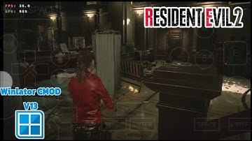 Winlator CMOD V13 🔷 Gameplay Resident Evil 2 Remake (Windows) On Android/Mobile Snapdragon 870
