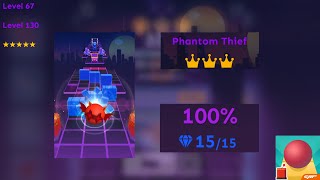 Rolling Sky - Phantom Thief Level 67Level 130 - 15 Gems - 3 Crowns