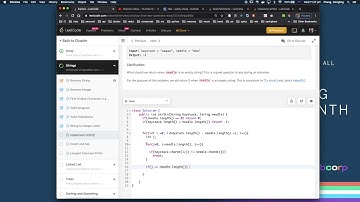 leetcode q28 Implement strStr | Java