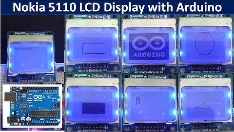 Demo (Nokia5110 LCD with Arduino - Display Text)