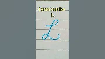 Cursive Handwriting Tutorial ICursive Writing