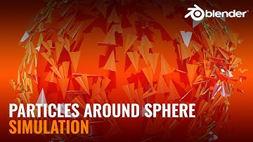 Blender 2.8 - Particles rotating around a sphere
