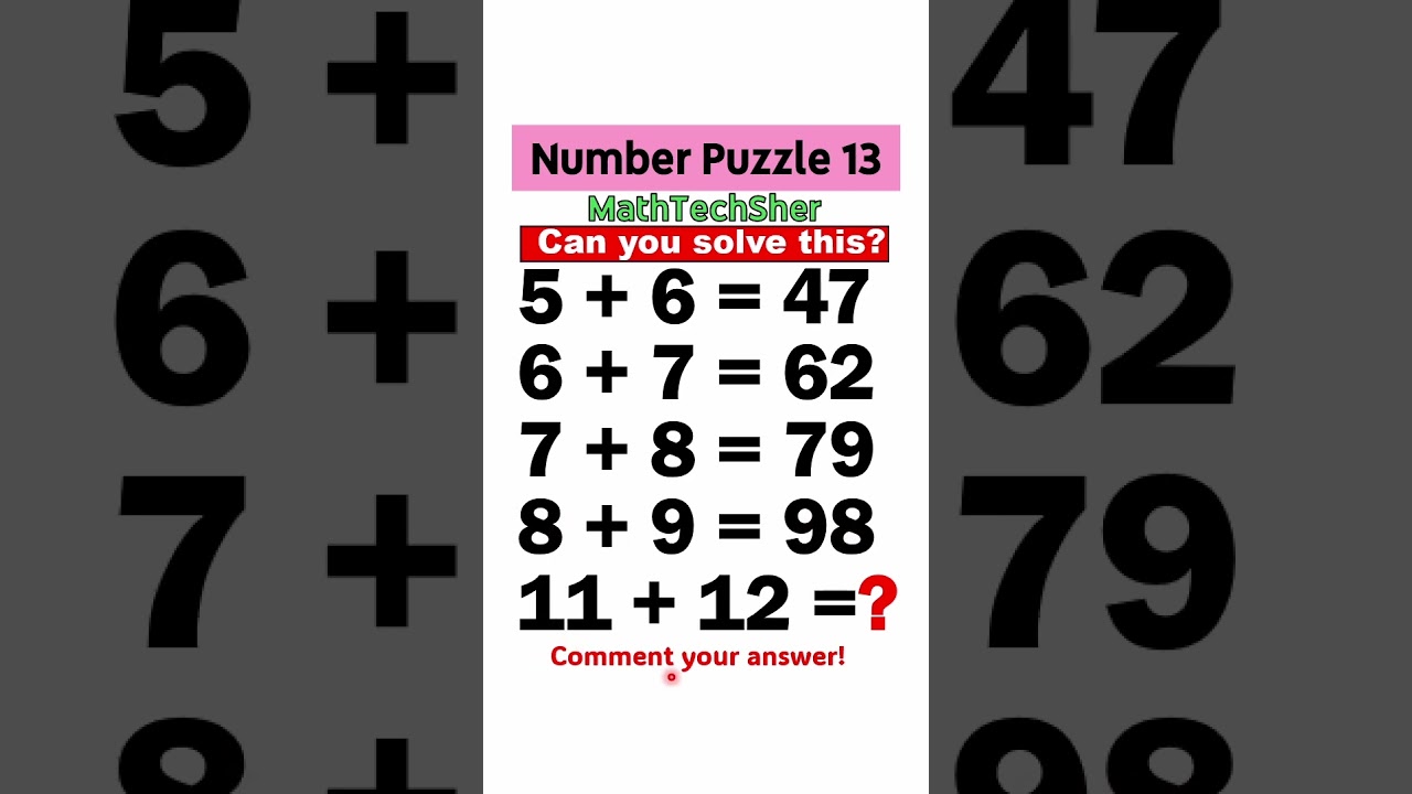 🔥 MATH QUIZ: Can You Crack This Number Puzzle? 🤯 