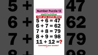 🔥 MATH QUIZ: Can You Crack This Number Puzzle 🤯 #mathchallenge #brainteaser  #mathshorts