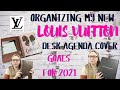 LUX LIFE Organizing The Louis Vuitton Desk Agenda Cover / Goals For 2021 /Cloth & Paper/ETSY Inserts