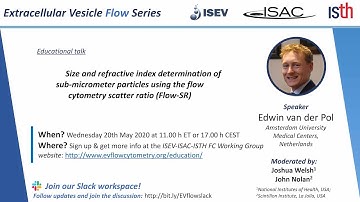 EV Flow Series | Edwin van der Pol - Size and refractive index of nanoparticles using Flow-SR