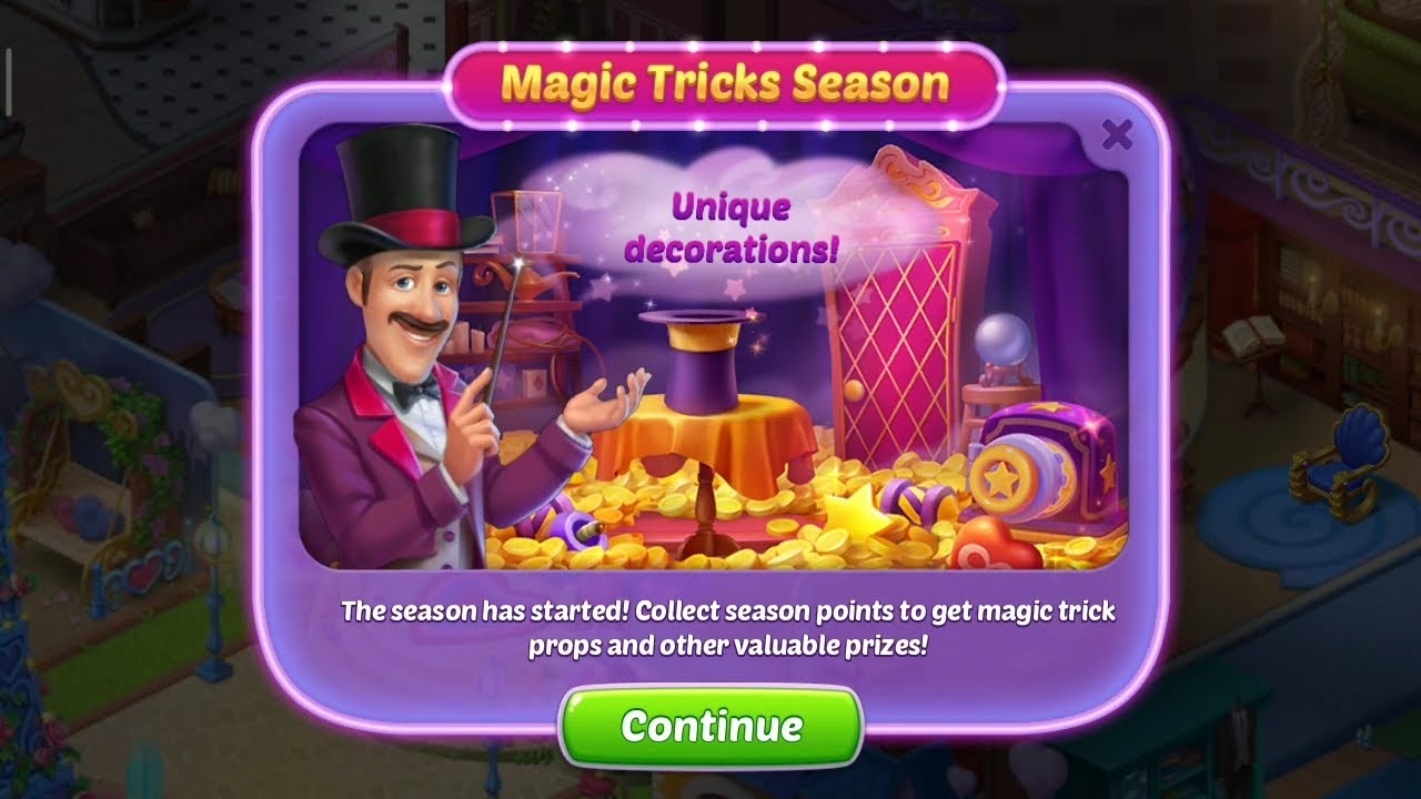 MAGIC TRICKS SEASON / HOMESCAPES 4307 LEVEL