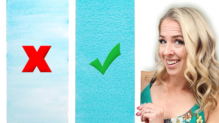 The EASY Solution for FLAWLESS Flat Washes in Watercolor!