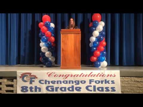 Chenango Forks Middle School 8th Grade Moving Up Ceremony