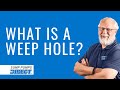 Why Your Sump Pump Needs a Weep Hole