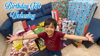 Unboxing birthday gifts 🎁