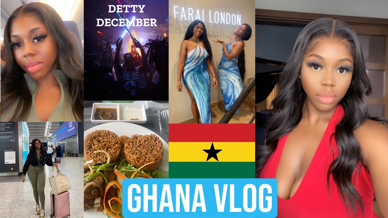 GHANA TRAVEL VLOG 01 | Two Weeks in Accra | Partying, Events, Food, Wedding etc