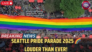 Seattle Pride Parade 2025: “LOUDER” Than Ever! 🌈 | Full Details & Highlights । USA TODAY NEWS