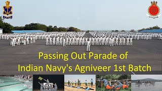LIVE : Passing Out Parade of Indian Navy's Agniveer 1st Batch