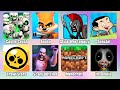 Minecraft Brawl Stars Stick War Legacy Zooba Scary Butcher 3D Castle Crush МАЙНКРАФТ БРАВЛ СТАРС