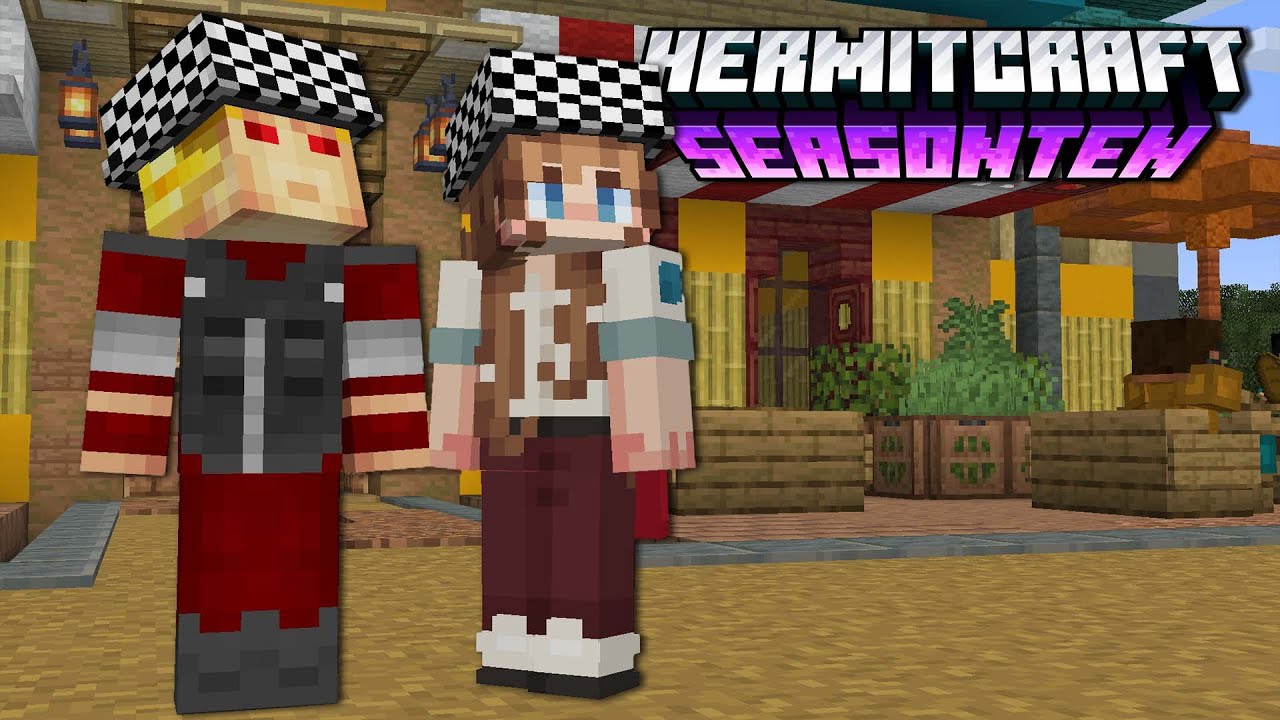 Hungry Hermits: DAY 8 BEATEN With Tango! 631 Score! | Hermitcraft 10