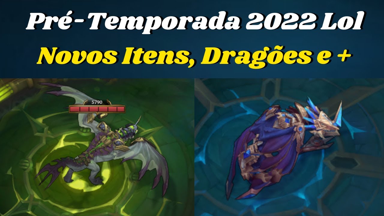 LoL terá novos Dragões Hextec e Quimtec na pré-temporada de 2022