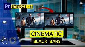 How To Create Cinematic Black Bars As 3 Methods In Premiere Pro ll Telugu ll Bhargav Graphic Tuts