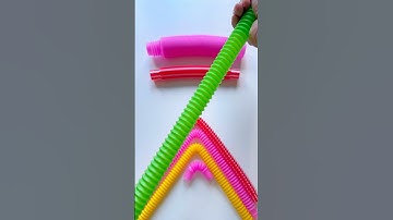 Creating POP-ASMR DIY Relaxing Crunch #diy #satisfyingvideos #relaxing #creative #poptubesounds